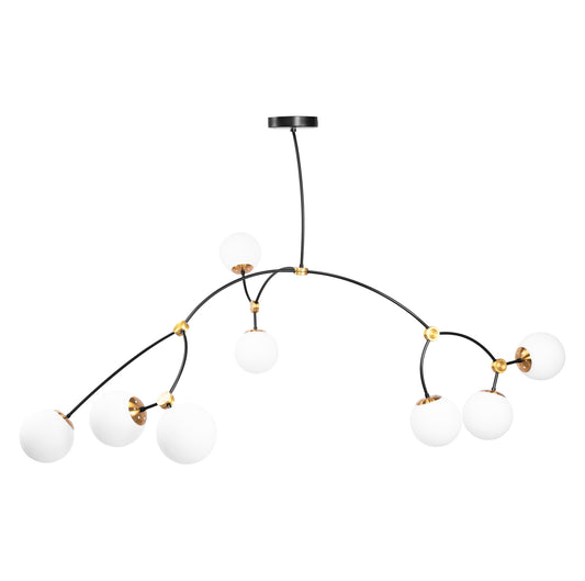 Lampă De Tavan Black Mat APP1673-8CP  1
