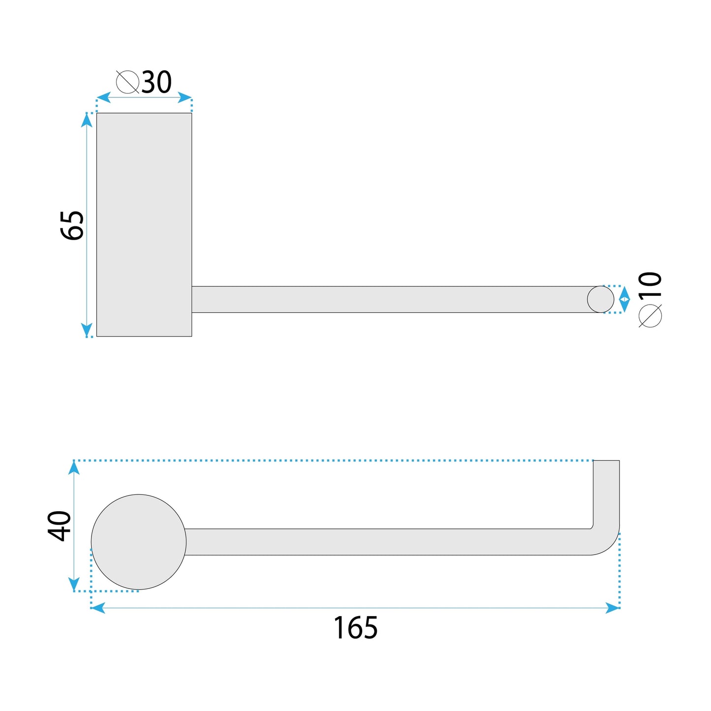Cuier De Baie 9711a Prism Brush Nickle  11