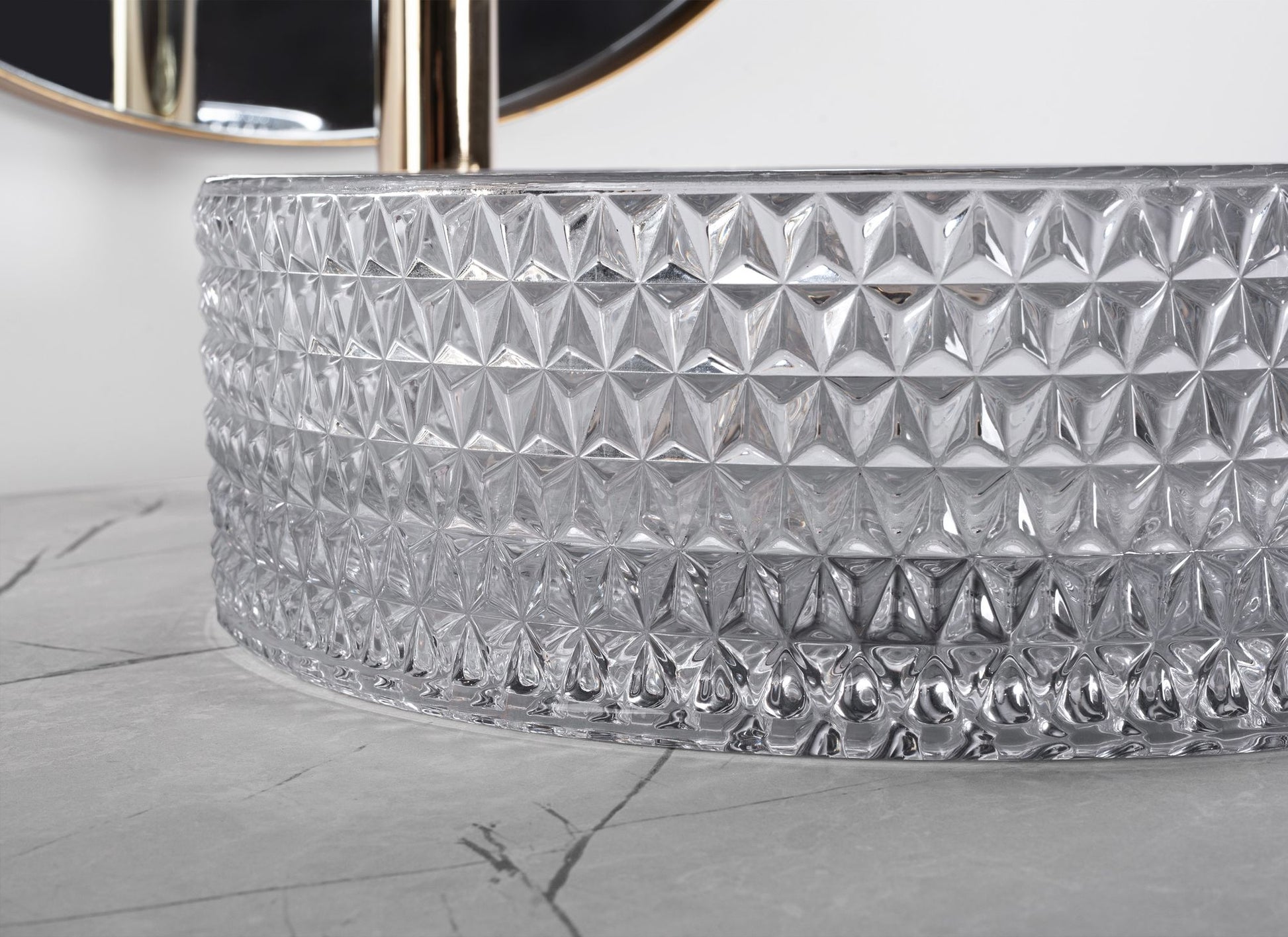 Lavoar pe blat Rea Cristal Light Grey 4
