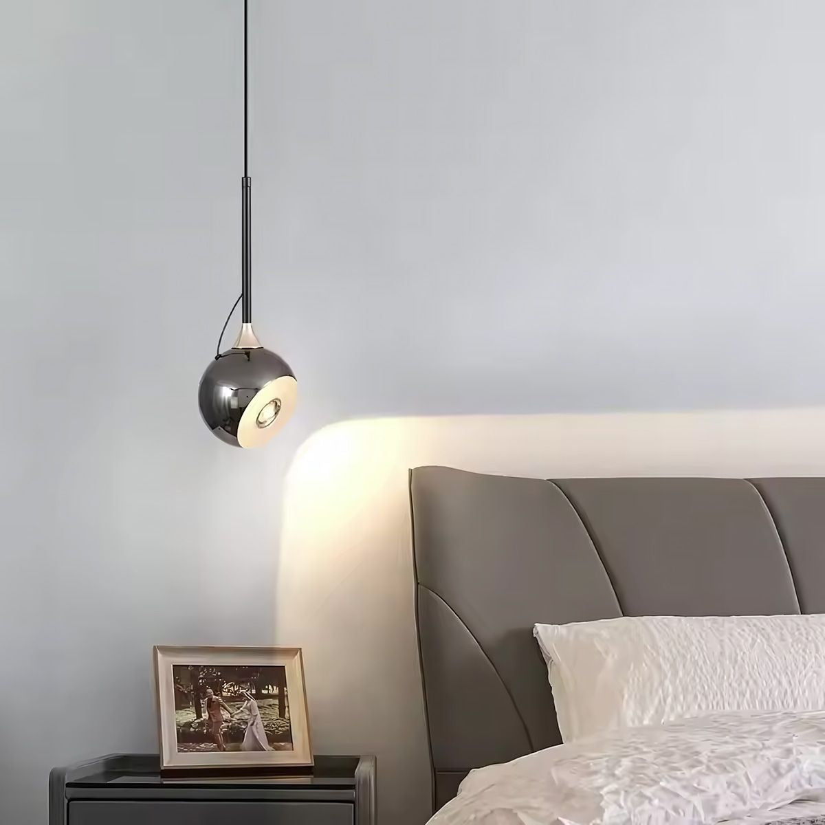 Lampă Suspendată Led G087-1cp Black Chrome  10