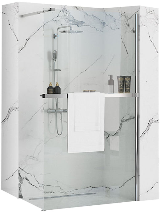 Panou de dus Rea Aero N 80 Transparent 1