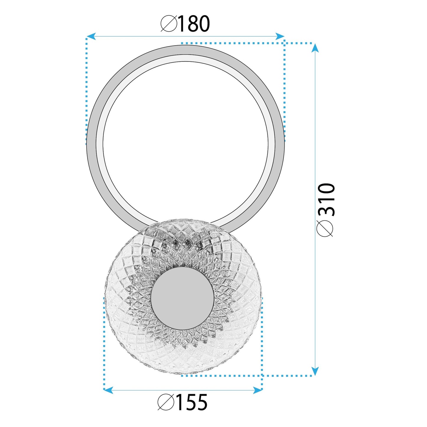 Aplică De Perete Led Lhj071-w Brush Gold  8