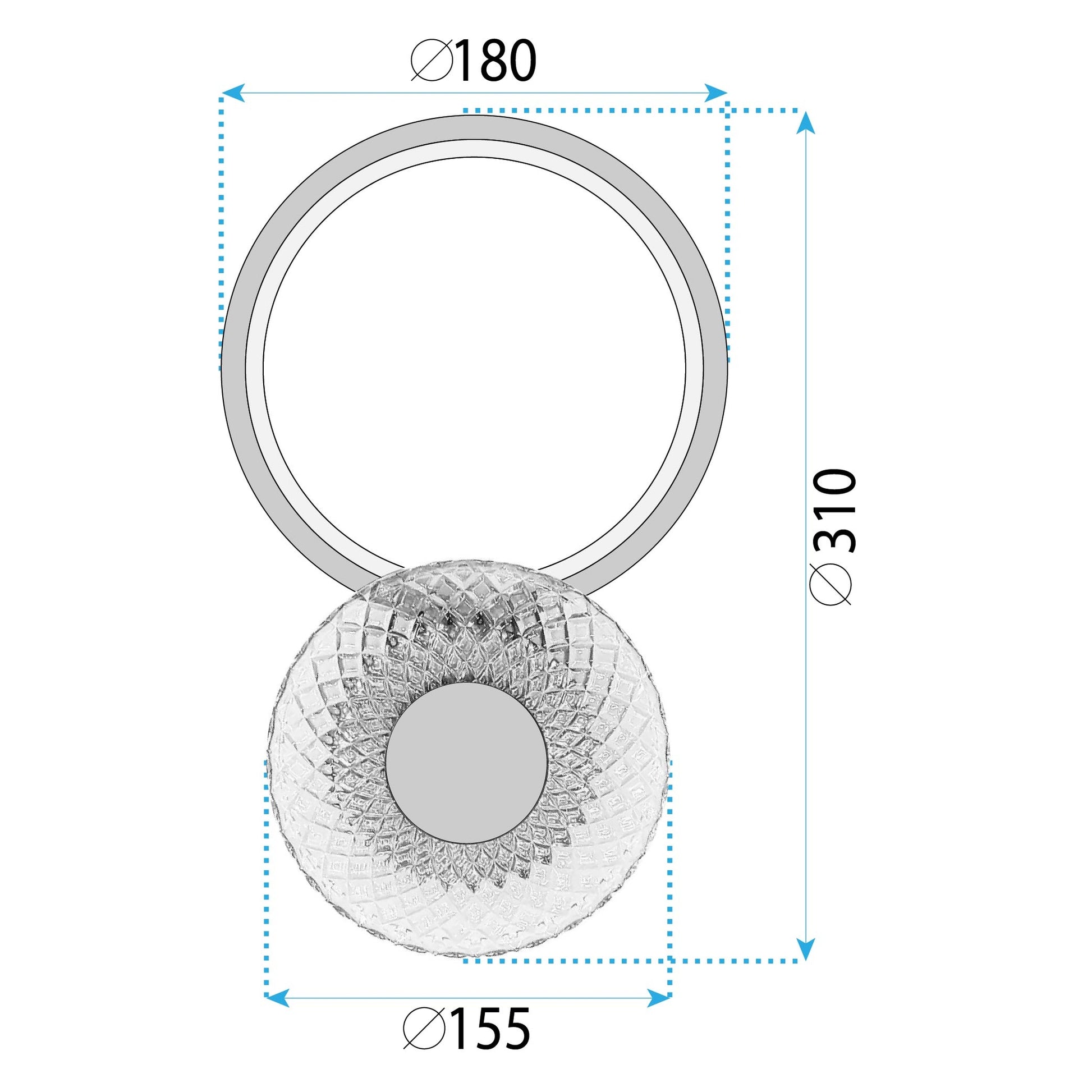 Aplică De Perete Led Lhj071-w Brush Gold  8