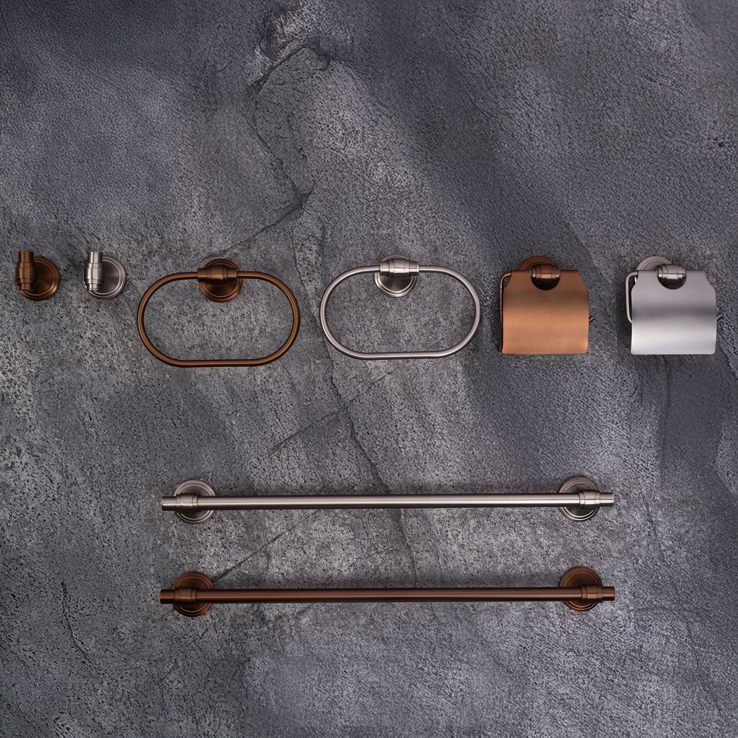 Suport Hârtie Igienică 16101 Aristo Brushed Gold  3