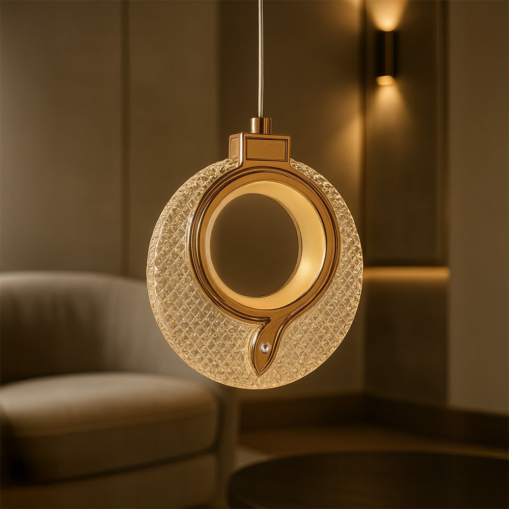 Lustră Cu Cristale Suspendată Lhj110-1cp Light Rose Gold  2