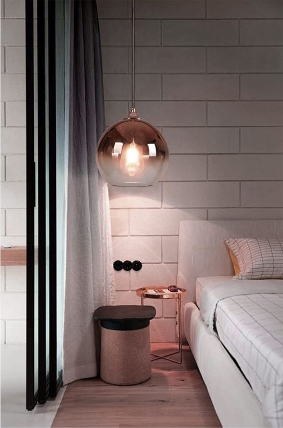 Lampa DE TAVAN din sticla APP 313-1CP Rose Gold  4