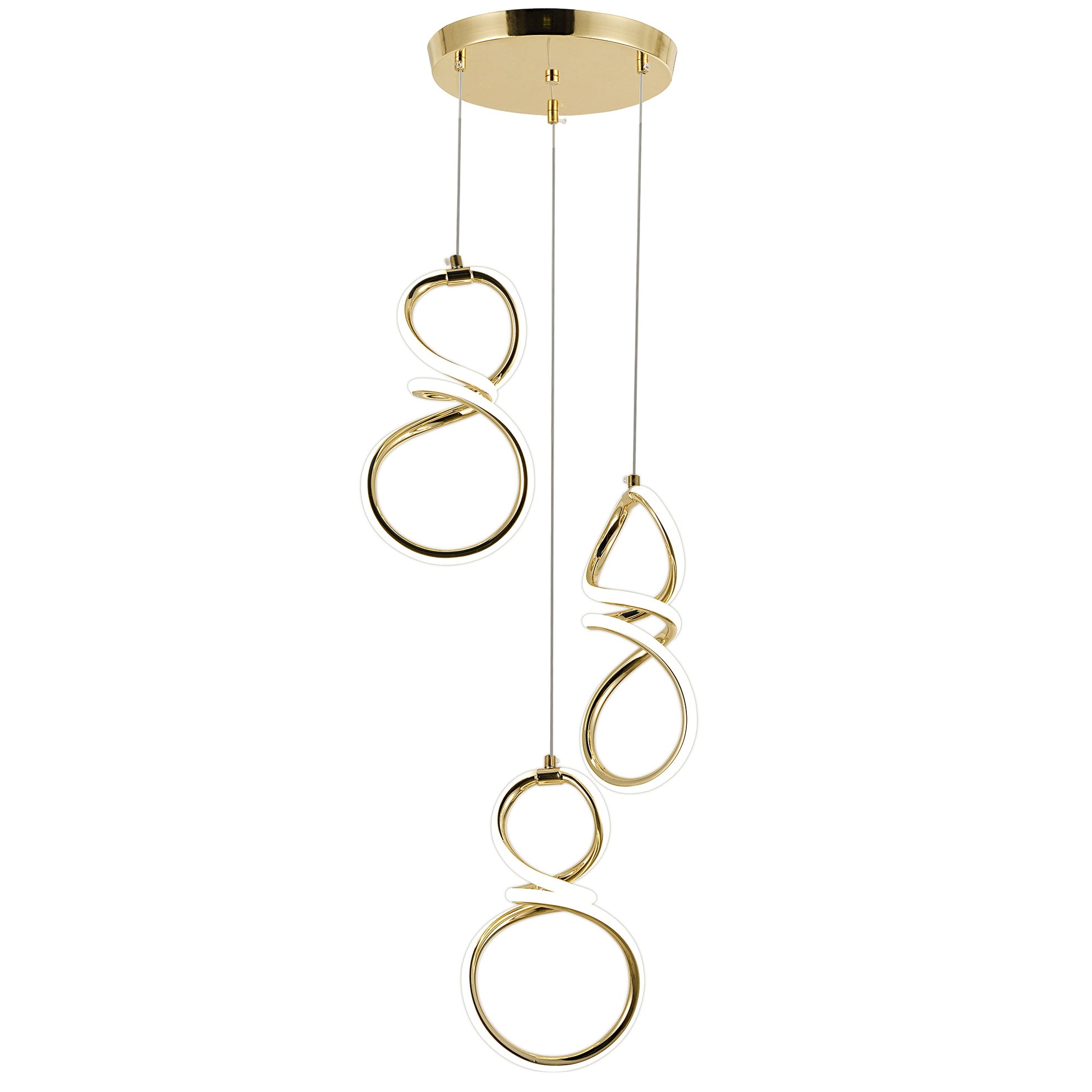 Lampă Suspendată Led G073-3cpr Gold  3