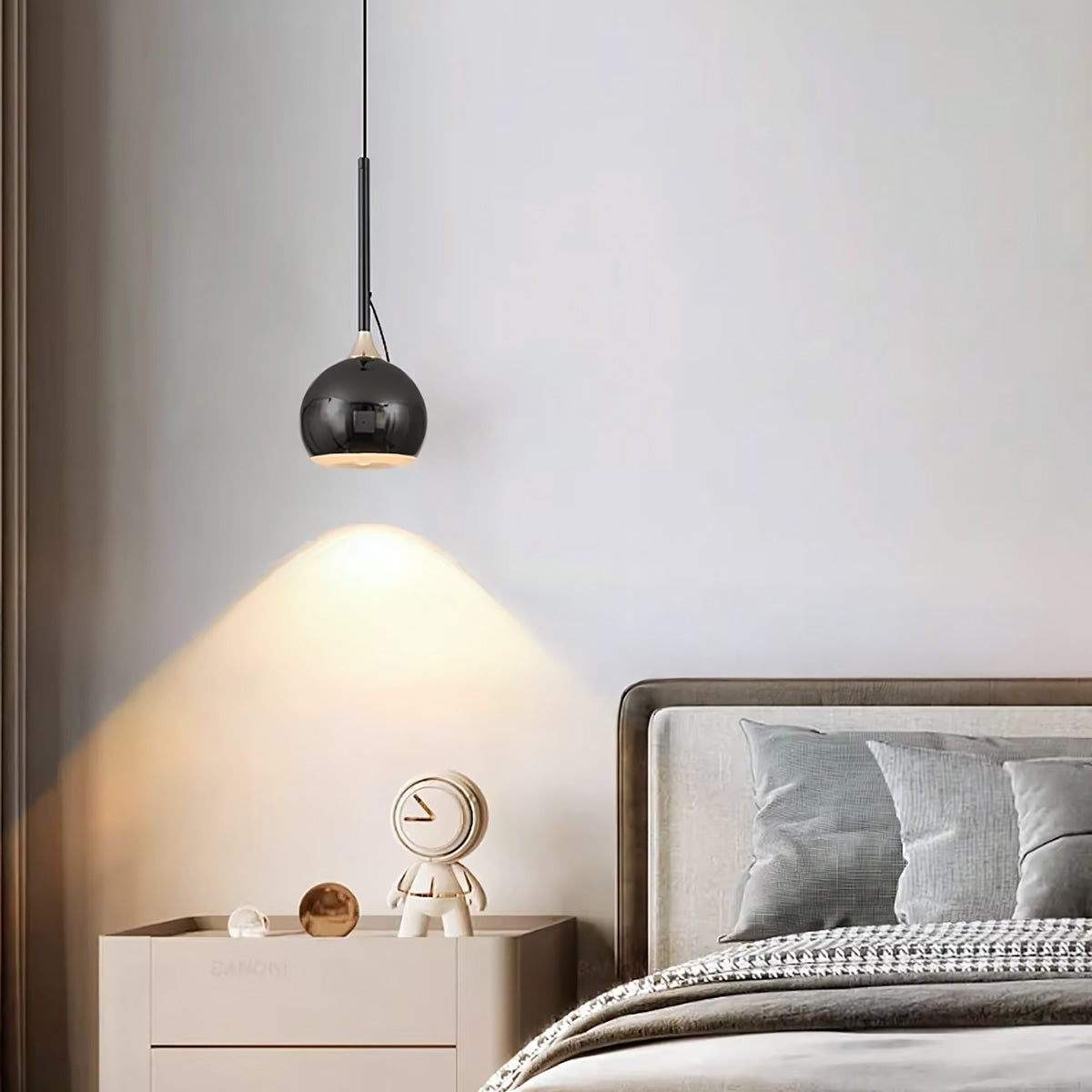 Lampă Suspendată Led G087-1cp Black Chrome  3