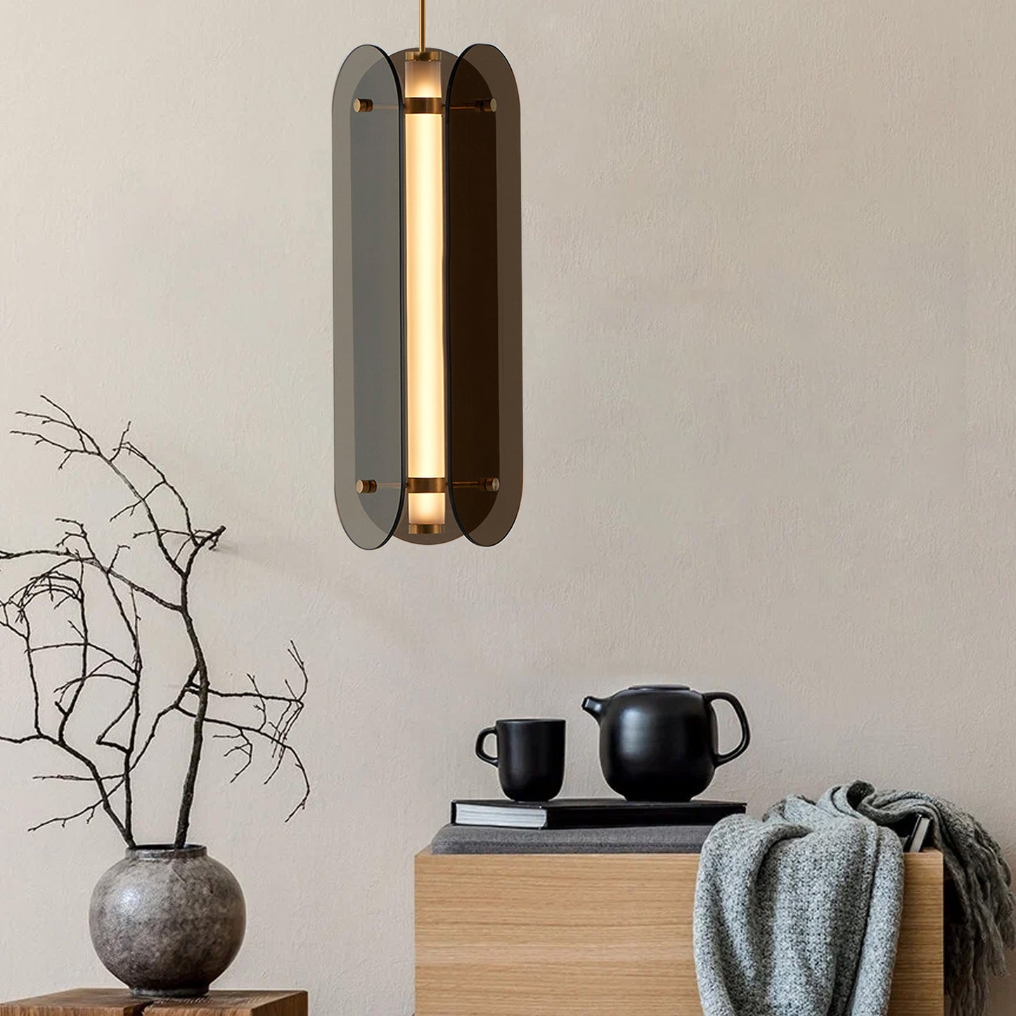 Lampă Suspendată Balck App1676-cp Long  2