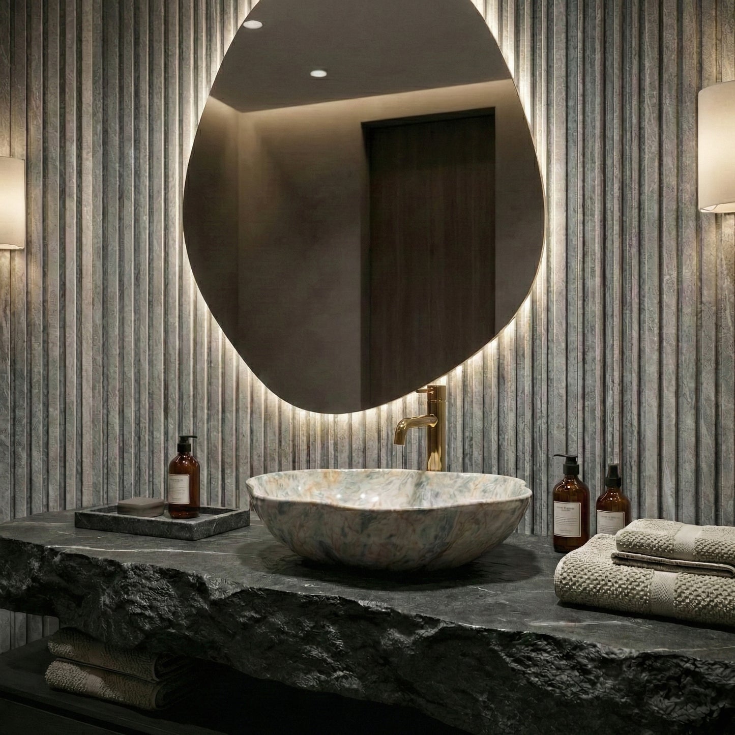 Lavoar pe blat Rea Pearl Ruststone  6