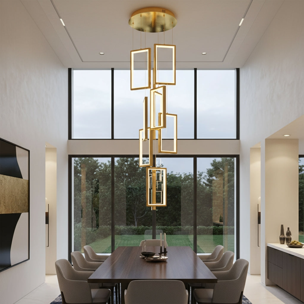 Lampa Led Lhj090-7cp Gold  4