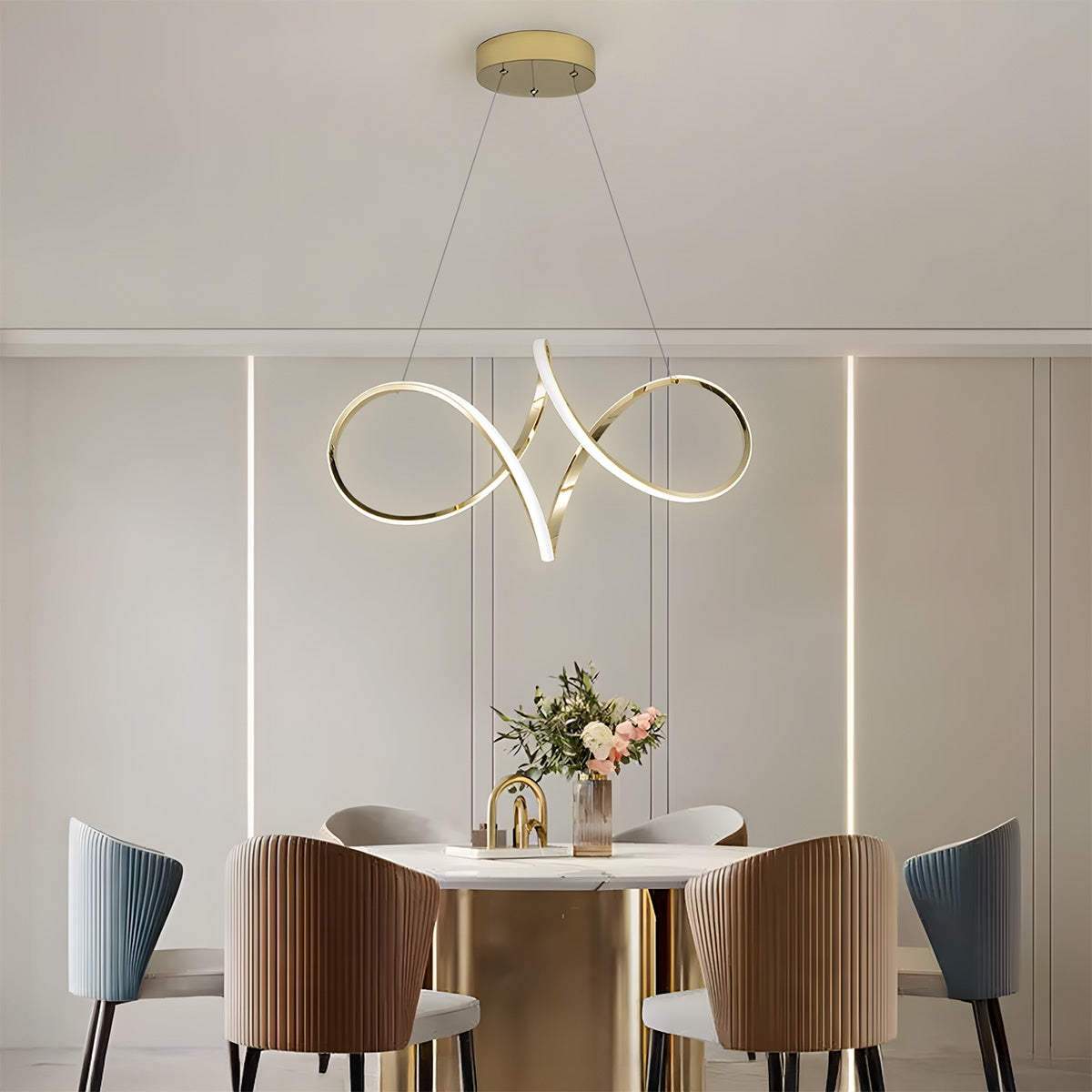 Lampă Suspendată Led G081-1cp Gold  2