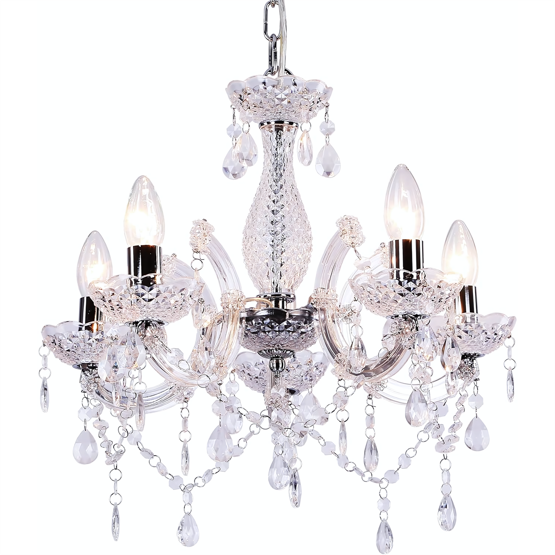 Lampă Suspendată Ebt004-5cp Transparent  8