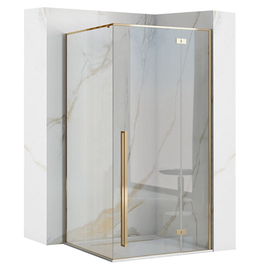 Cabina de dus Fargo 100x80 Gold cu cadita Savoy 1
