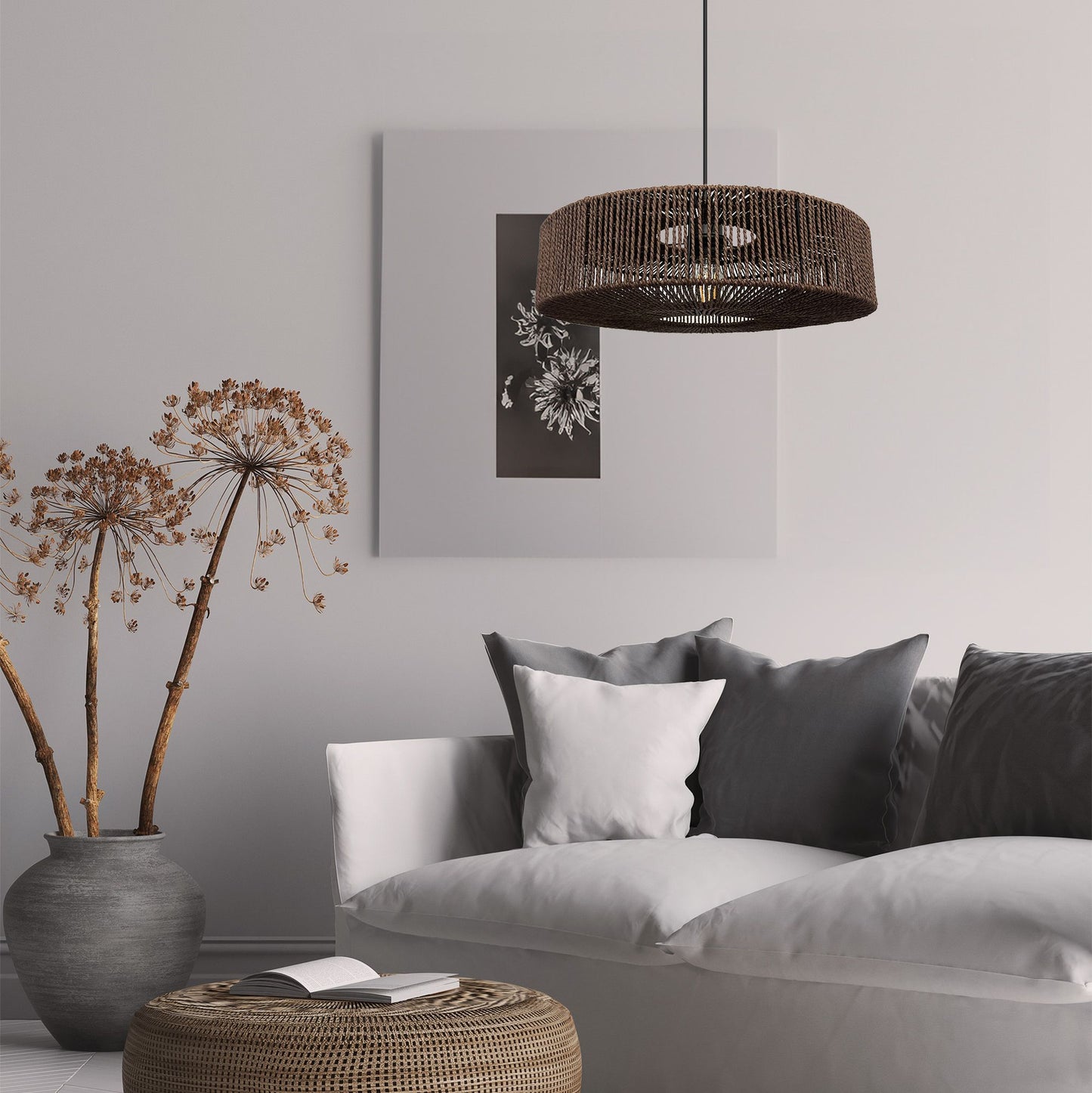 Lampă de tavan APP1295-1CP Brown  7