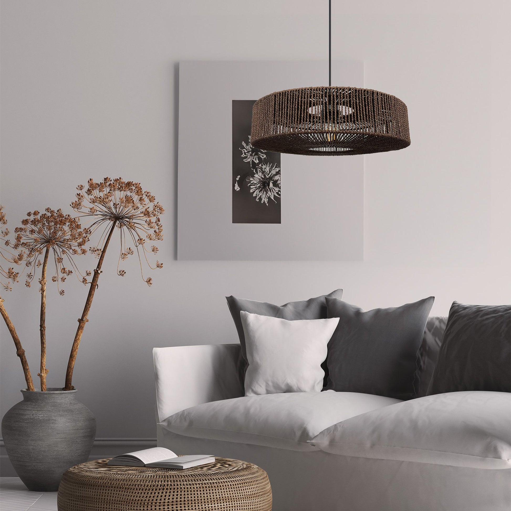 Lampă de tavan APP1295-1CP Brown  7