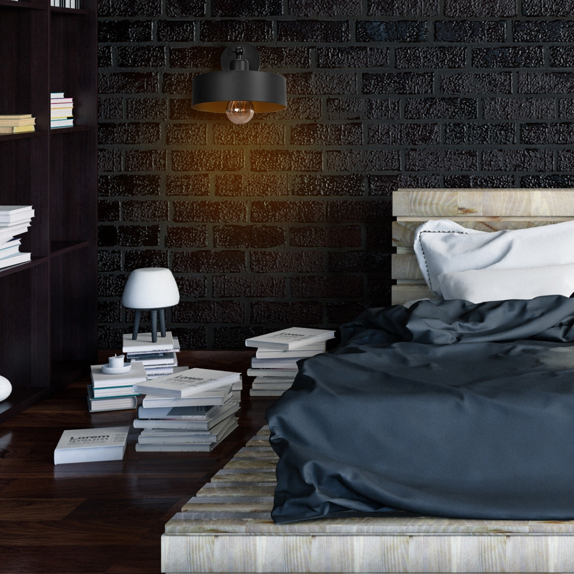 Lampa De Perete APP1332-1W Black Gold  7