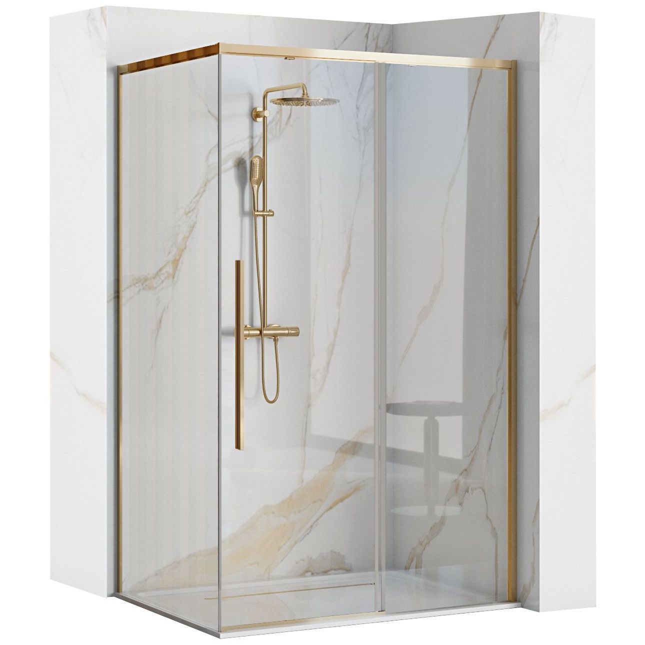 Cabina de dus SOLAR GOLD 120x90cm  1