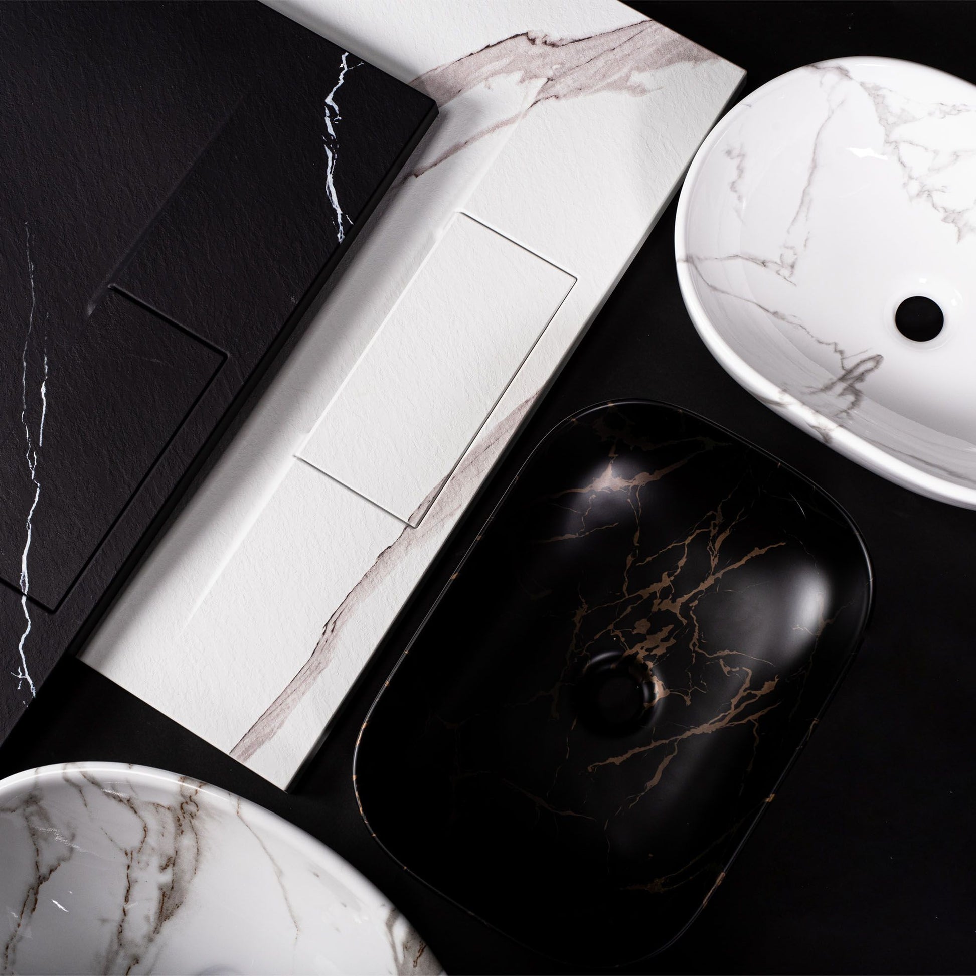 Cada de duș Magnum CARRARA WHITE 90x120  12