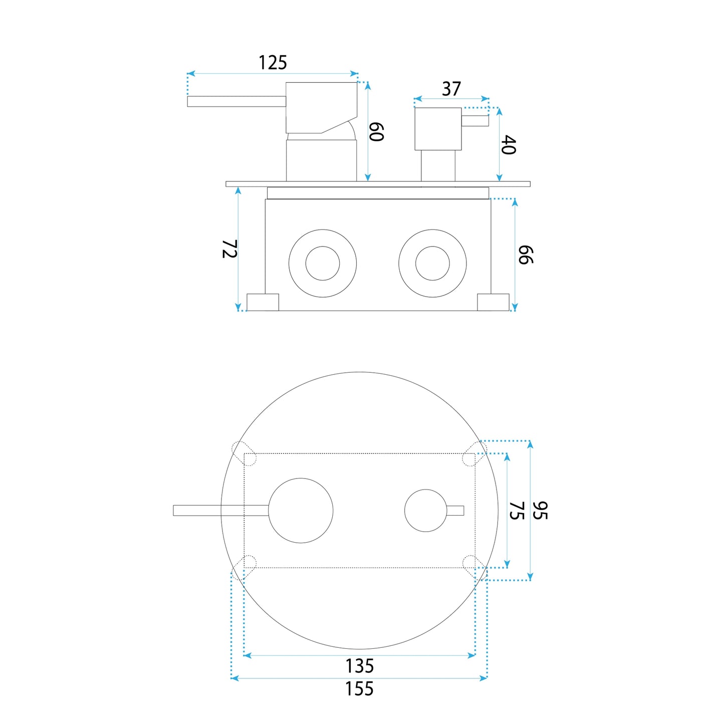 Set De Dus Incastrat Rea Lungo Diamond Chrome + Box  5