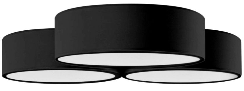 LAMPĂ APP878-C Triple Black 3x40cm  2