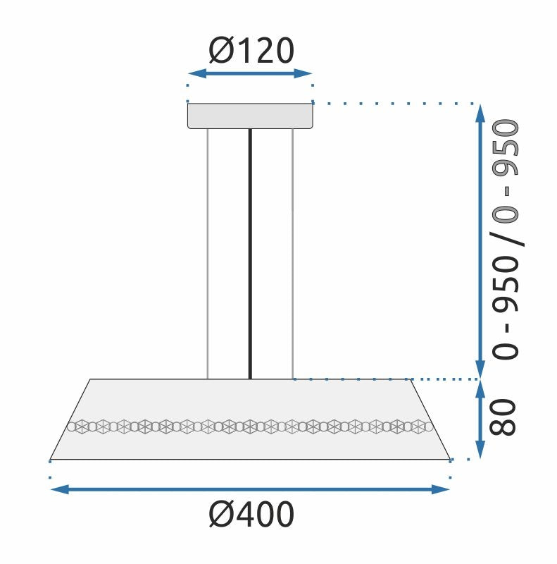 Lampă Suspendată Cristal App1028-cp  9