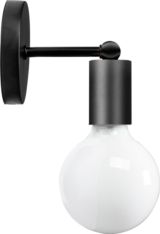 Lampă de perete din metal Mat negru 392205  1