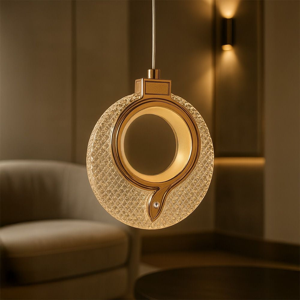 Lustră Cu Cristale Suspendată Lhj110-1cp Light Rose Gold  9