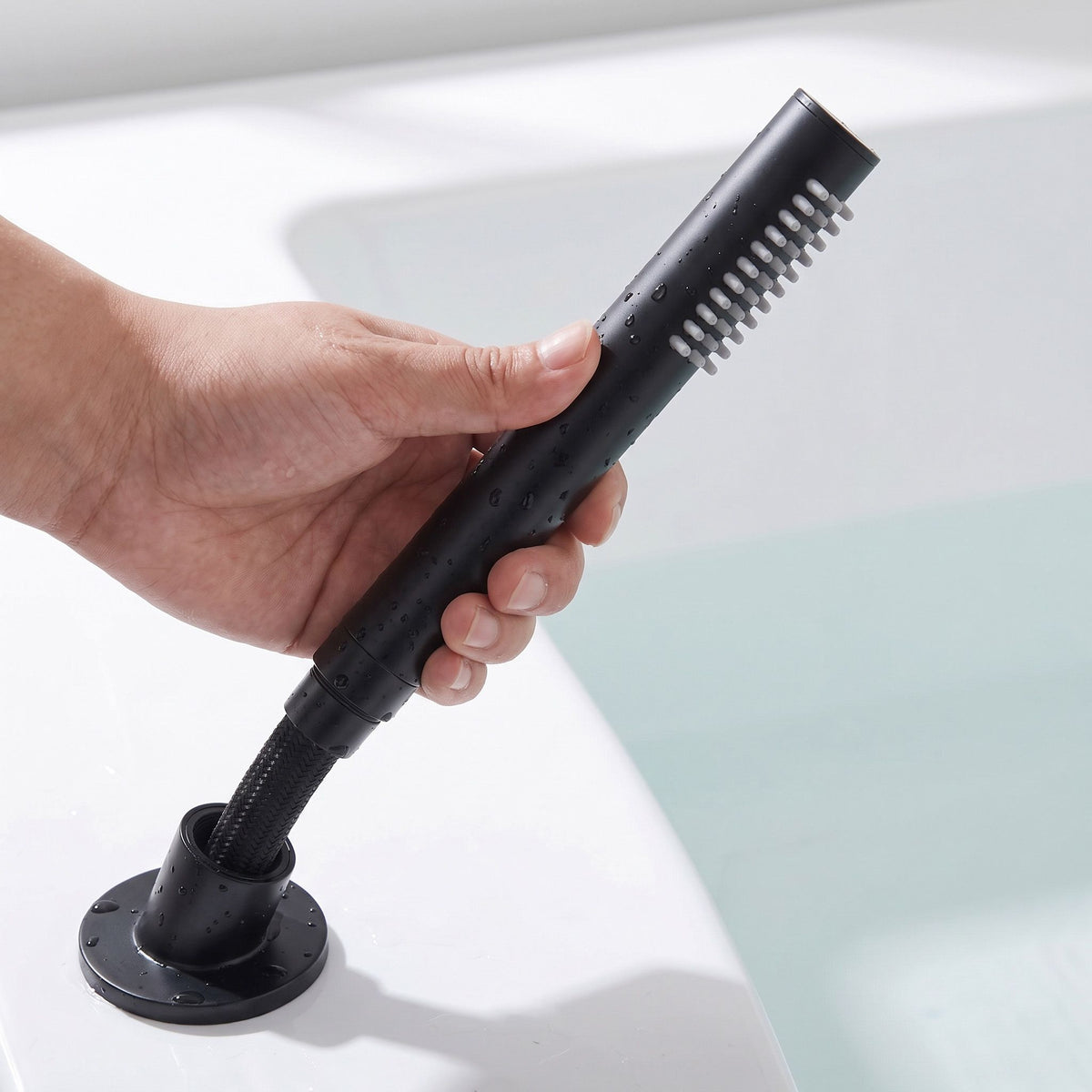 Baterie Pentru Cadă Cu 3 Orificii Rea Lungo Black 6