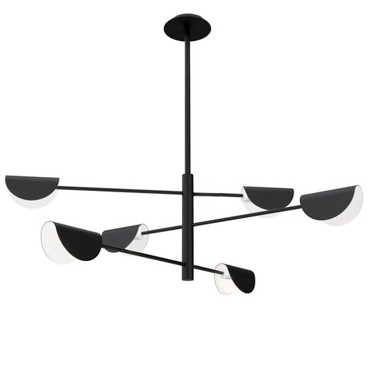 Lampă de tavan APP1261-6CP BLACK  1