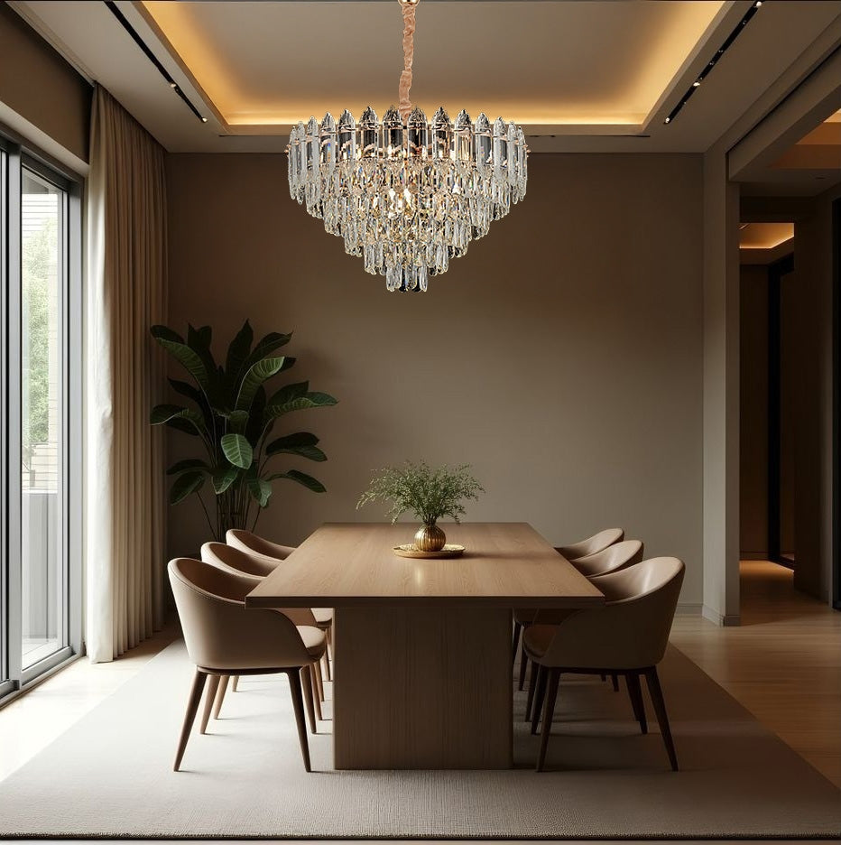 Lampă Suspendată Cristal G057-cp 50cm Gold  4