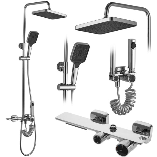 Coloana de dus REA HELIX Chrome  1