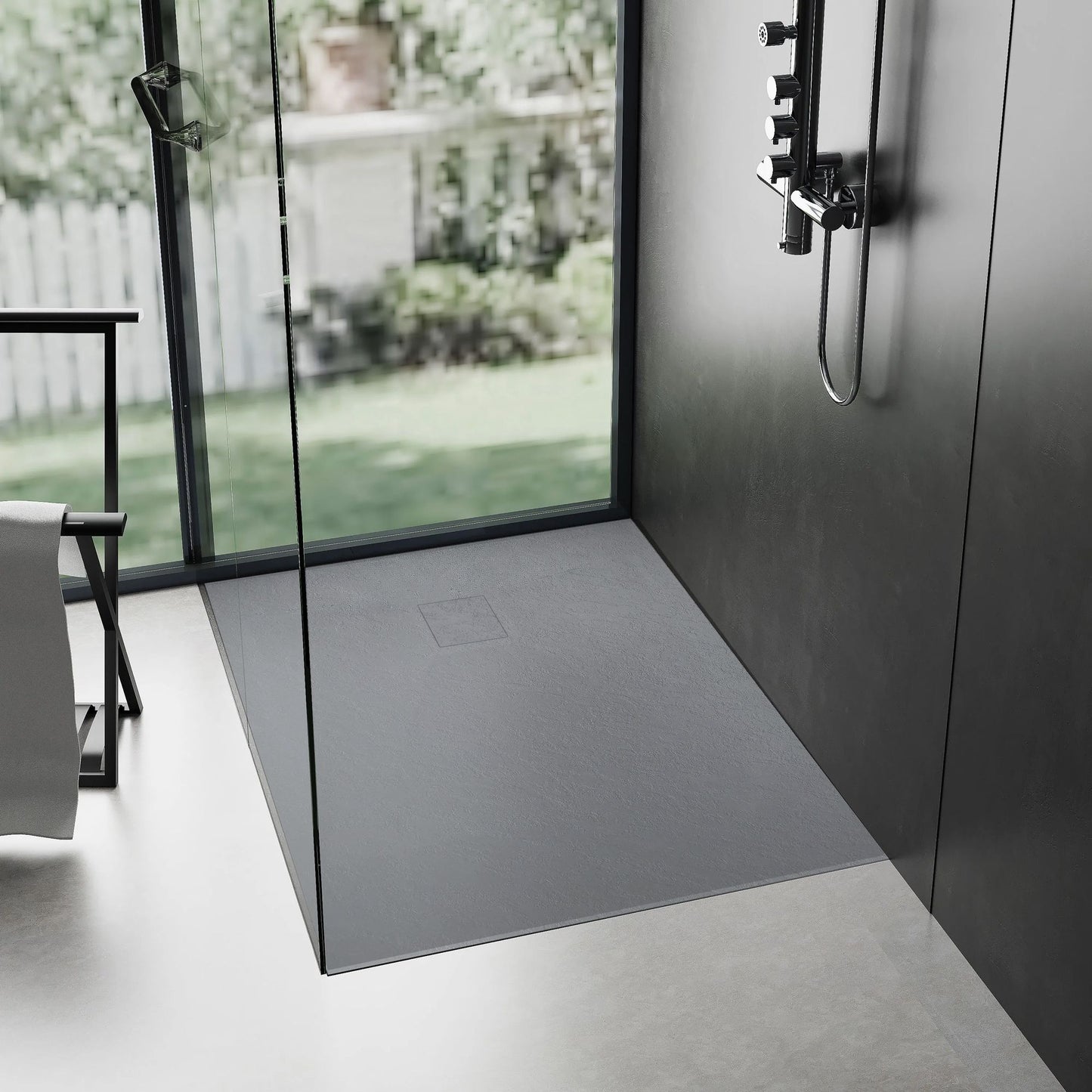 Cada de duș Magnum Grey 100x80  4