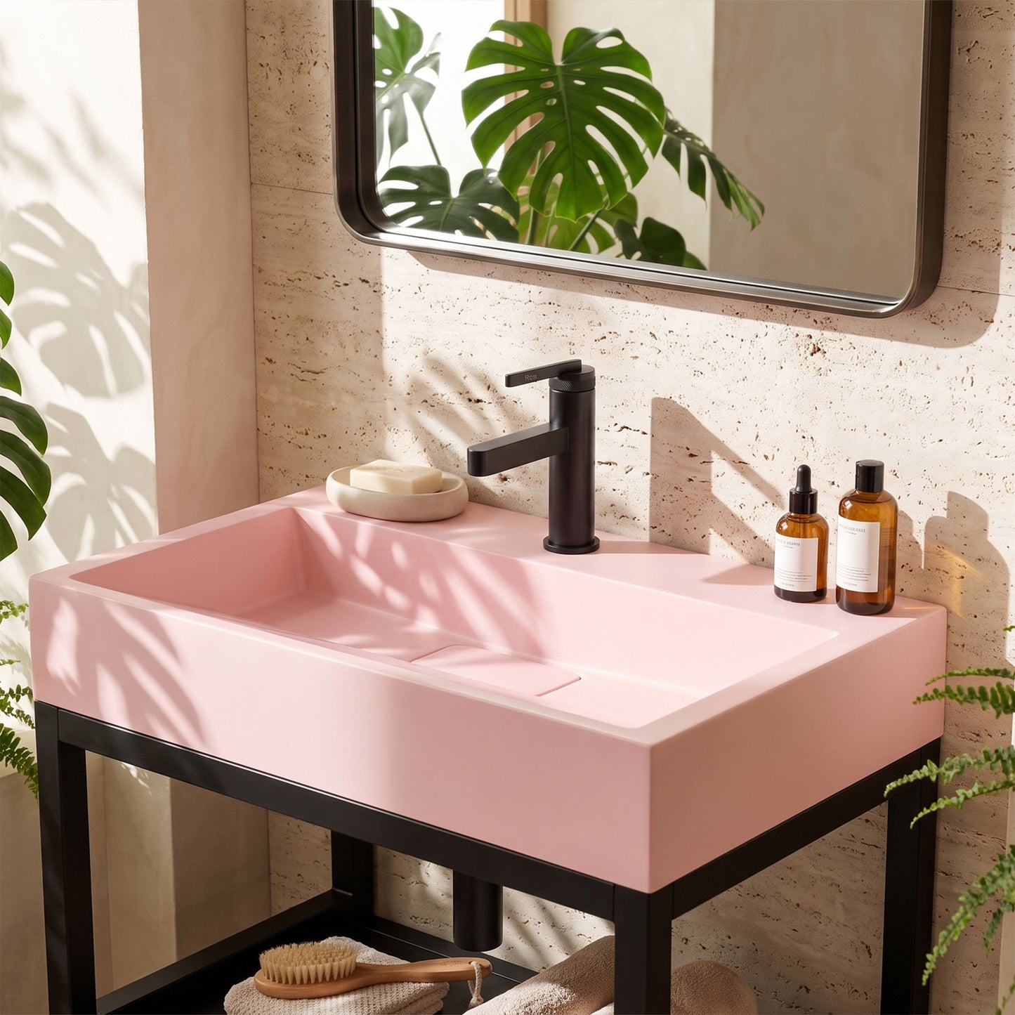 Lavoar Pentru Blat GOYA PINK 60CM + Cadru 5