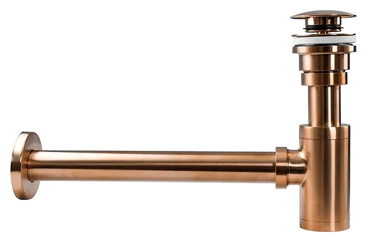 Sifon Pentru Lavoar Rea Cu Dop Klik-klak Rea Copper Mat  2