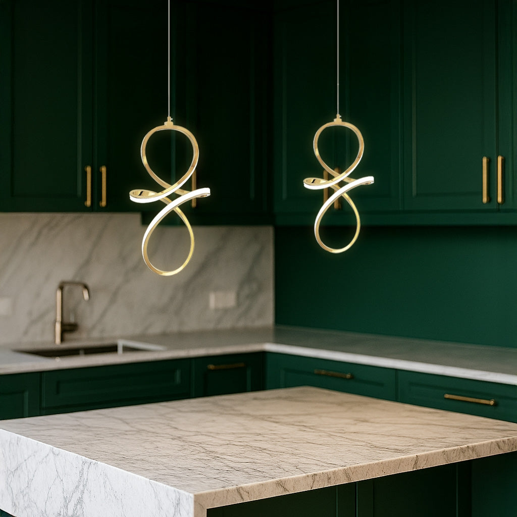 Lampă Suspendată Led Lhj091-1cp Gold  6