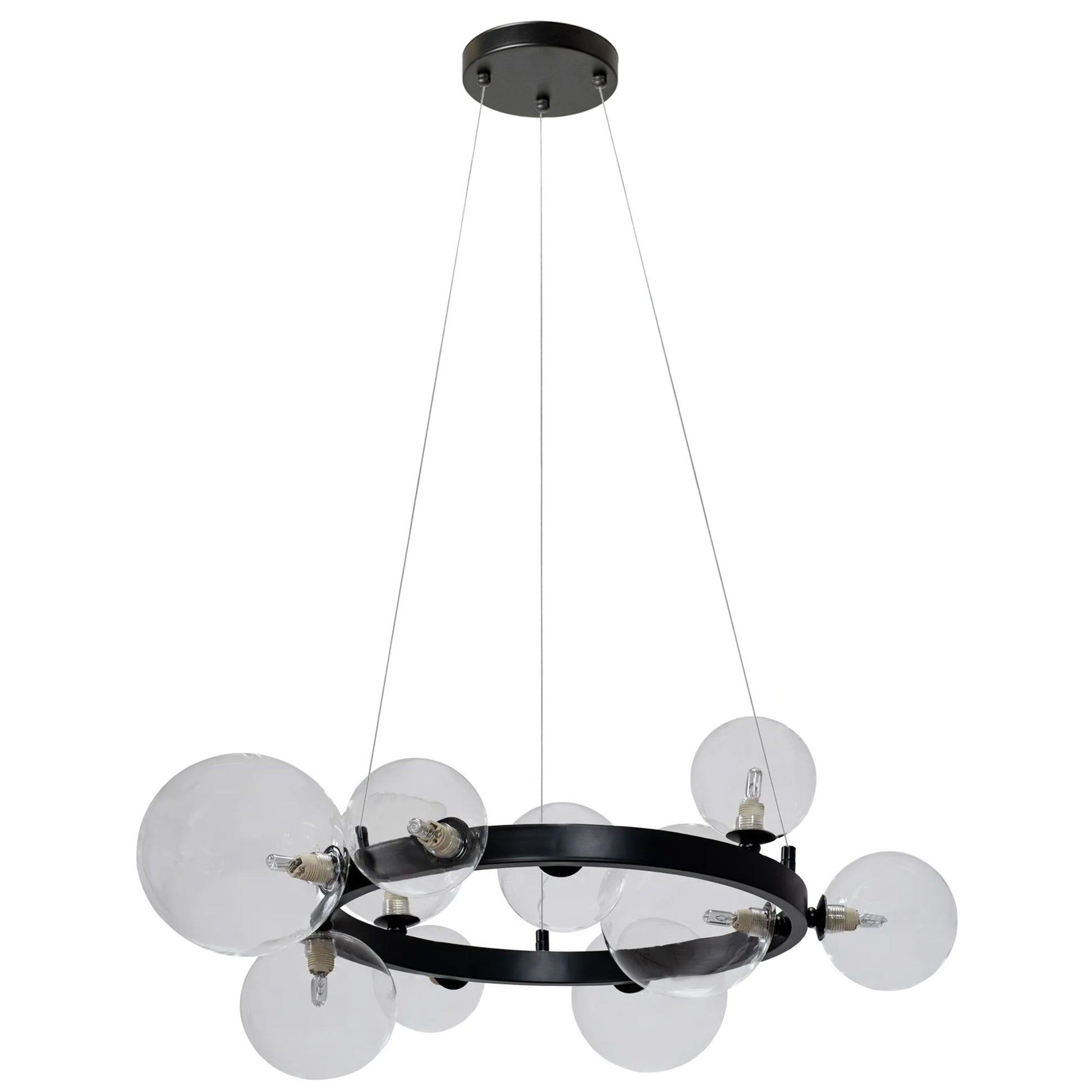 Lampa APP1159-10CP Black  1