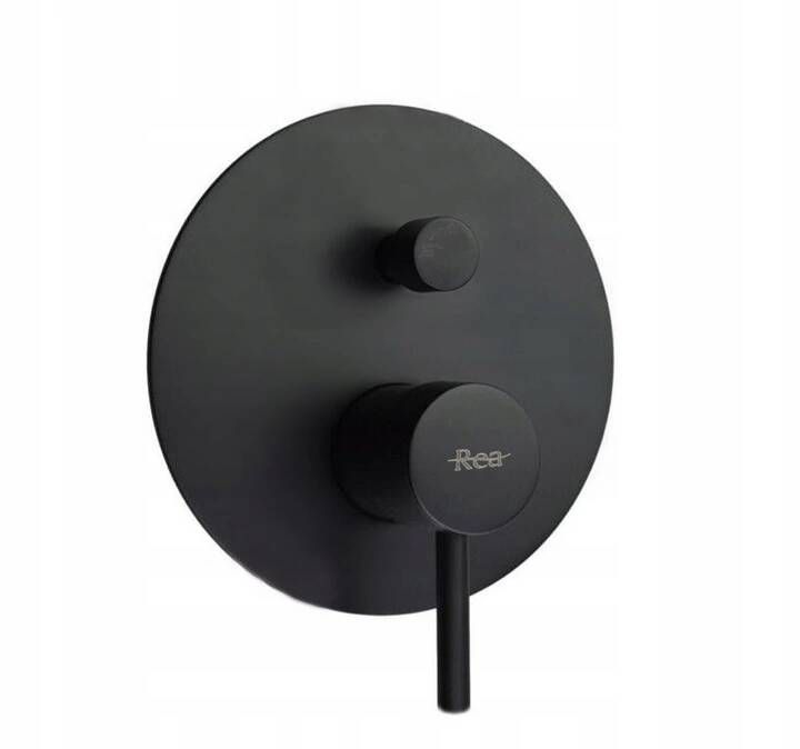 Set de duș și cada incastrabil Rea Lungo Black black + BOX  4