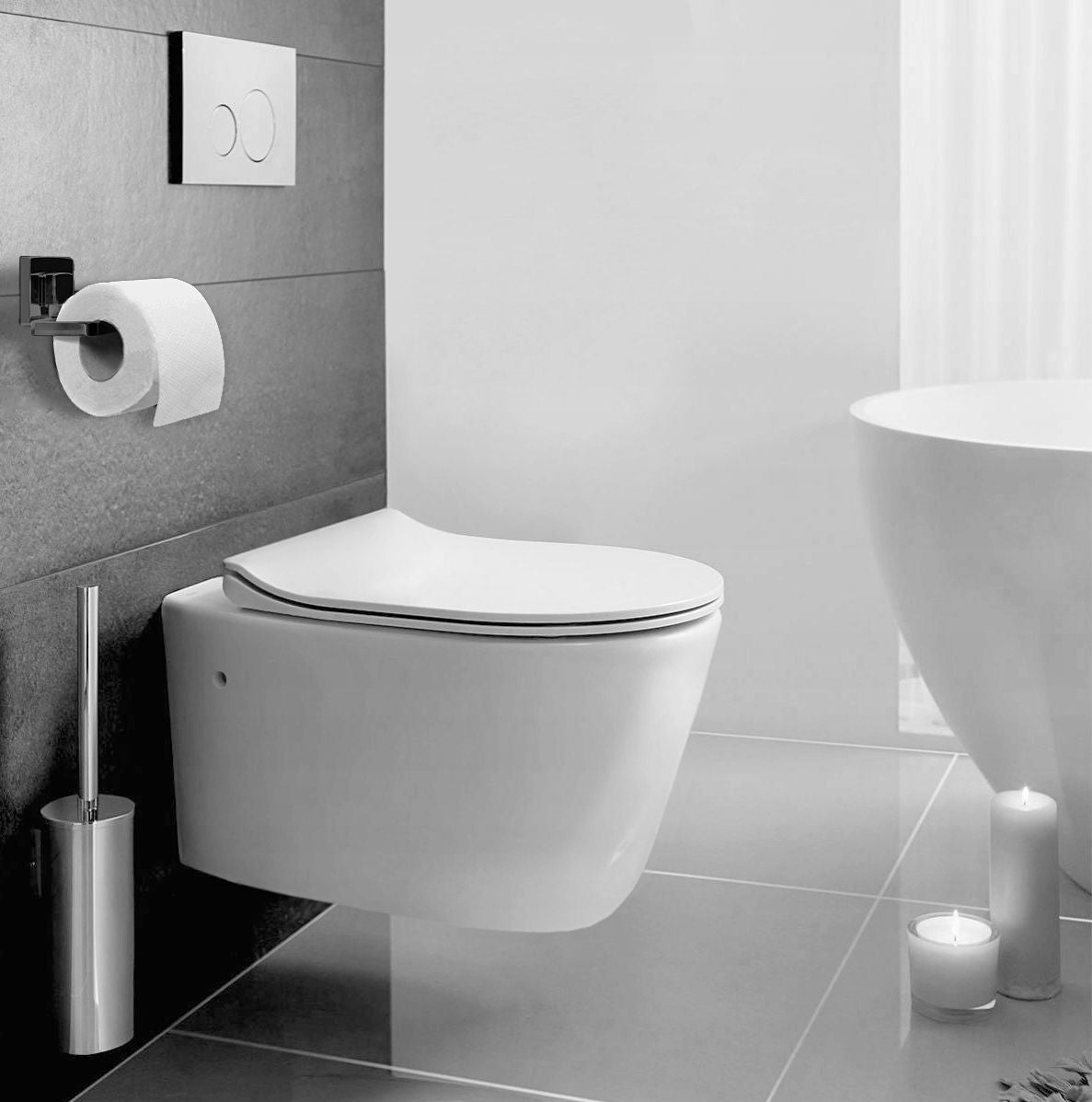 Suport Hârtie Igienică Black 381698  6