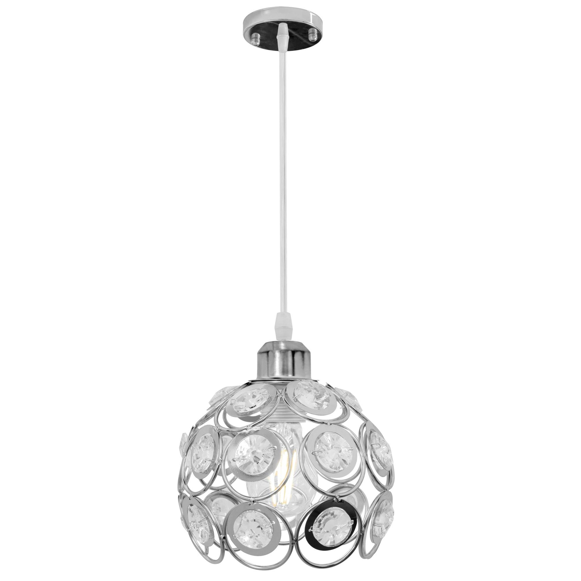 LUSTRA ELEGANTA DE TAVAN APP207 LOFT Argintiu 2