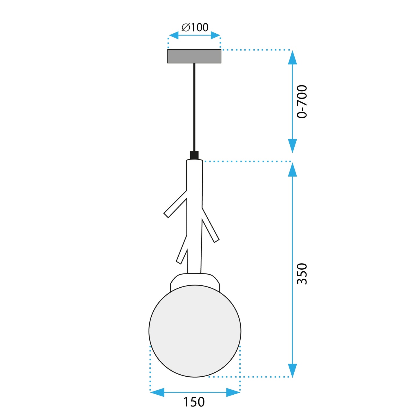 Lampă De Tavan APP1422-1CP  8