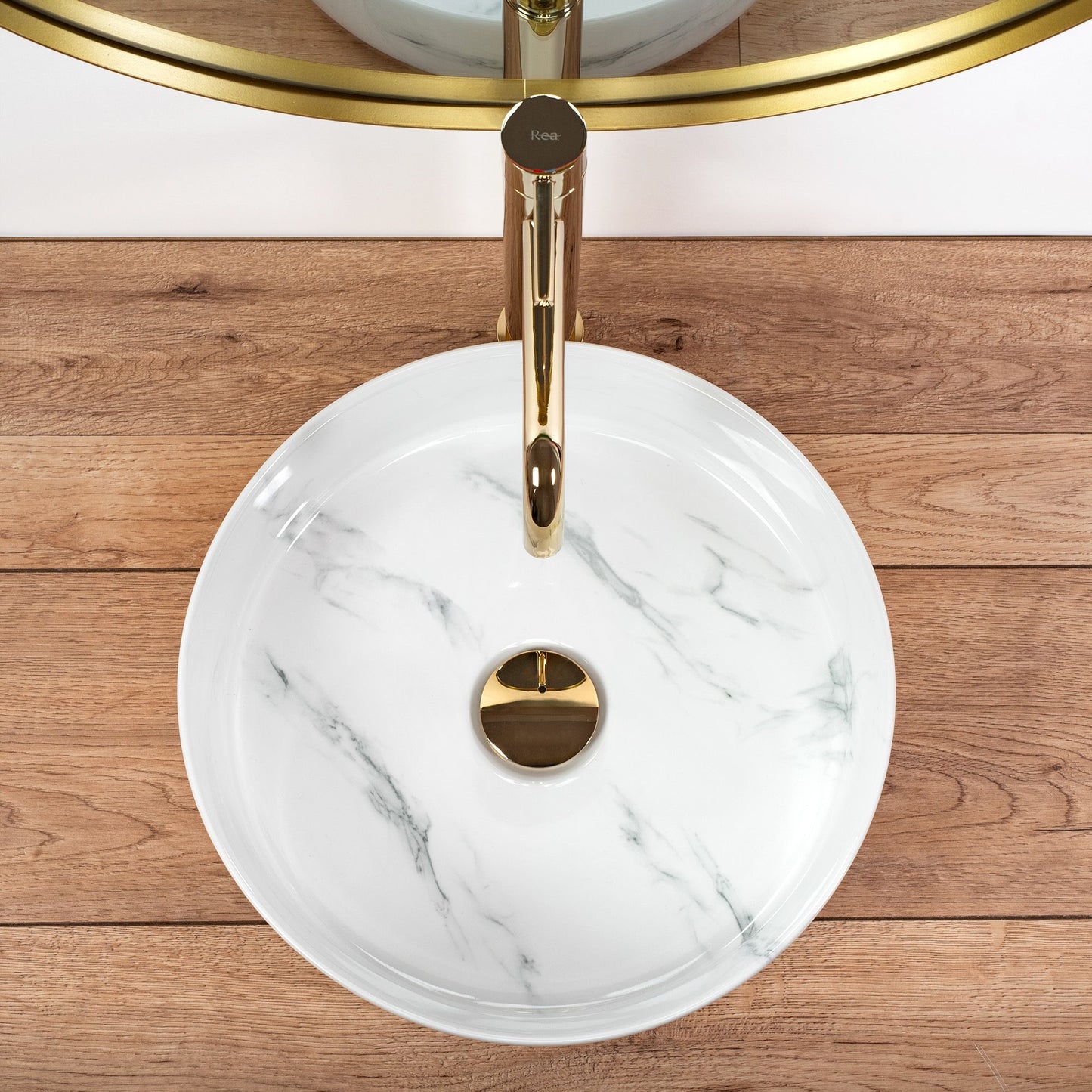 Lavoar pe blat Rea Sami Nature Marble 3