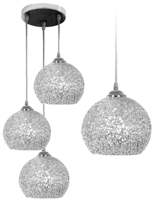 Lampa DE TAVAN SUSPENDABILA tripla metal Crom app634-3cpr  1