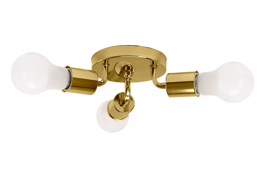Lampă triplă de tavan Metal Gold APP704-3C  1