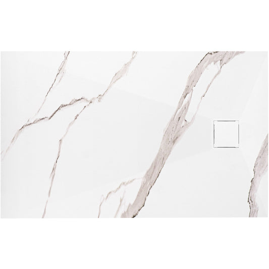 Cada de duș Magnum CARRARA WHITE 80x100  1