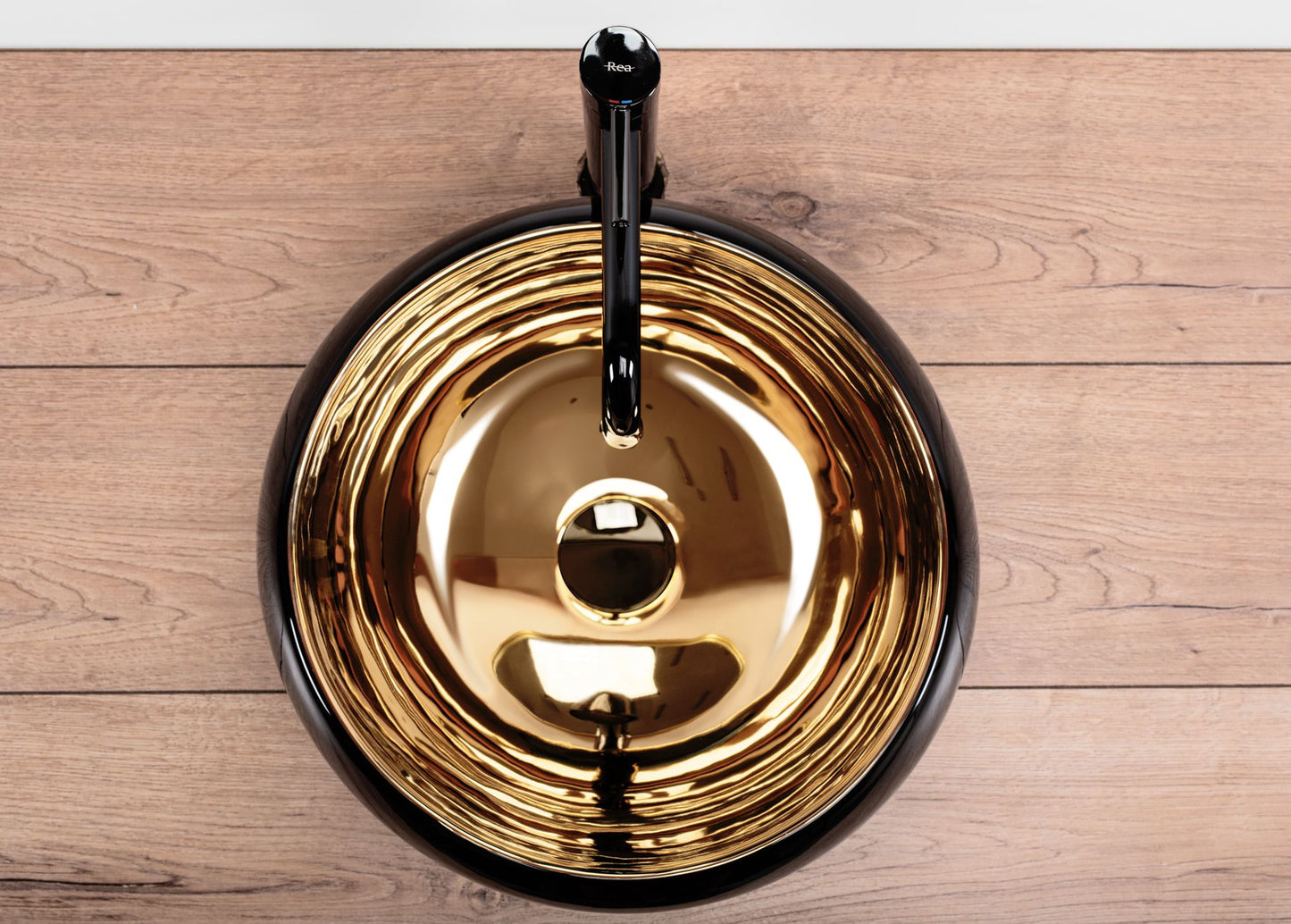 Lavoar pe blat REA Luna Gold/Black 4