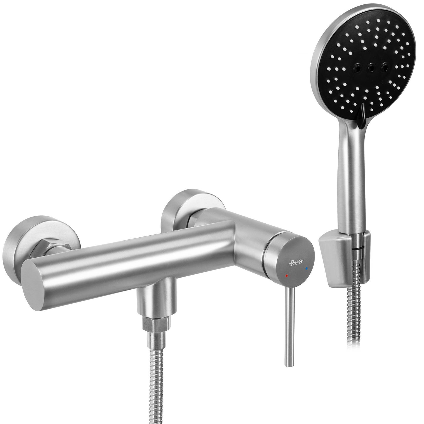 Baterie De Duș Rea Foss/clif Brush Nickel  1