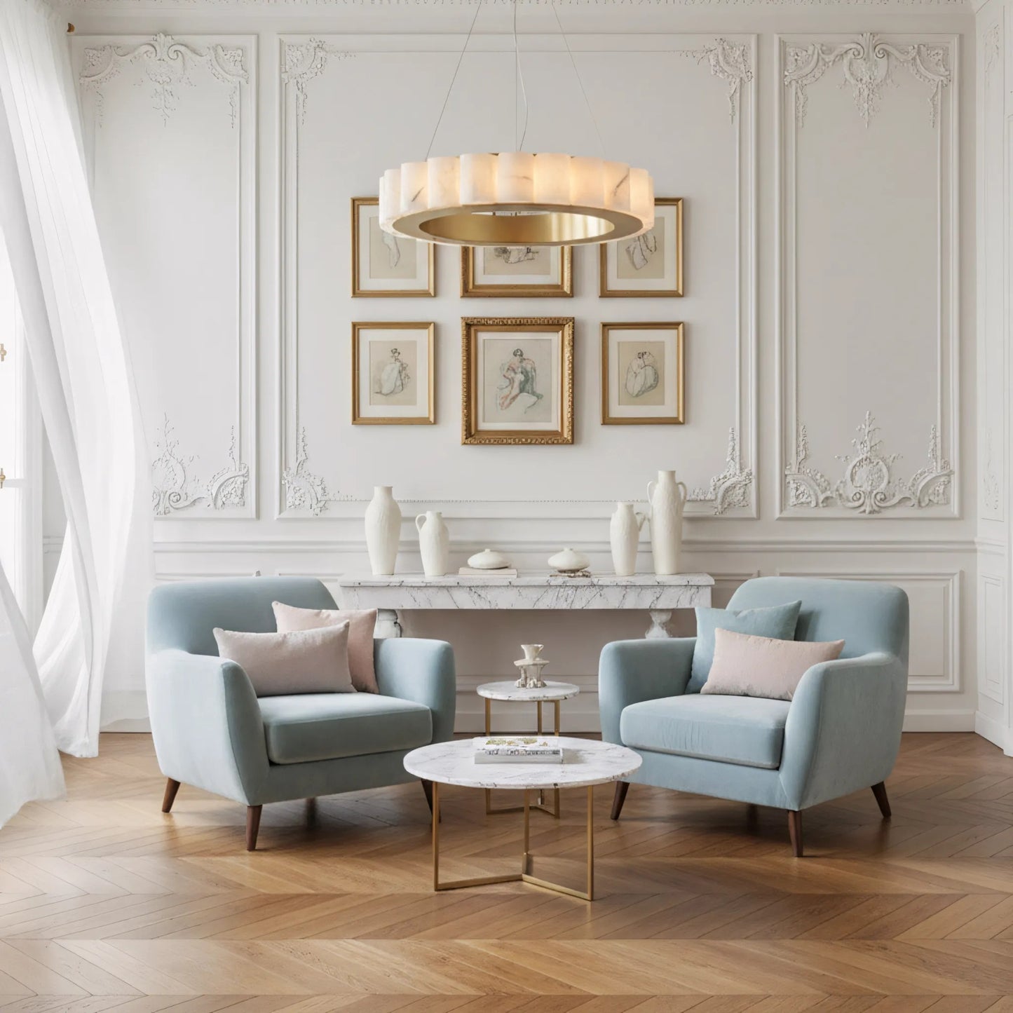 lampă suspendată APP1801-CP 50 cm Brush Gold  9