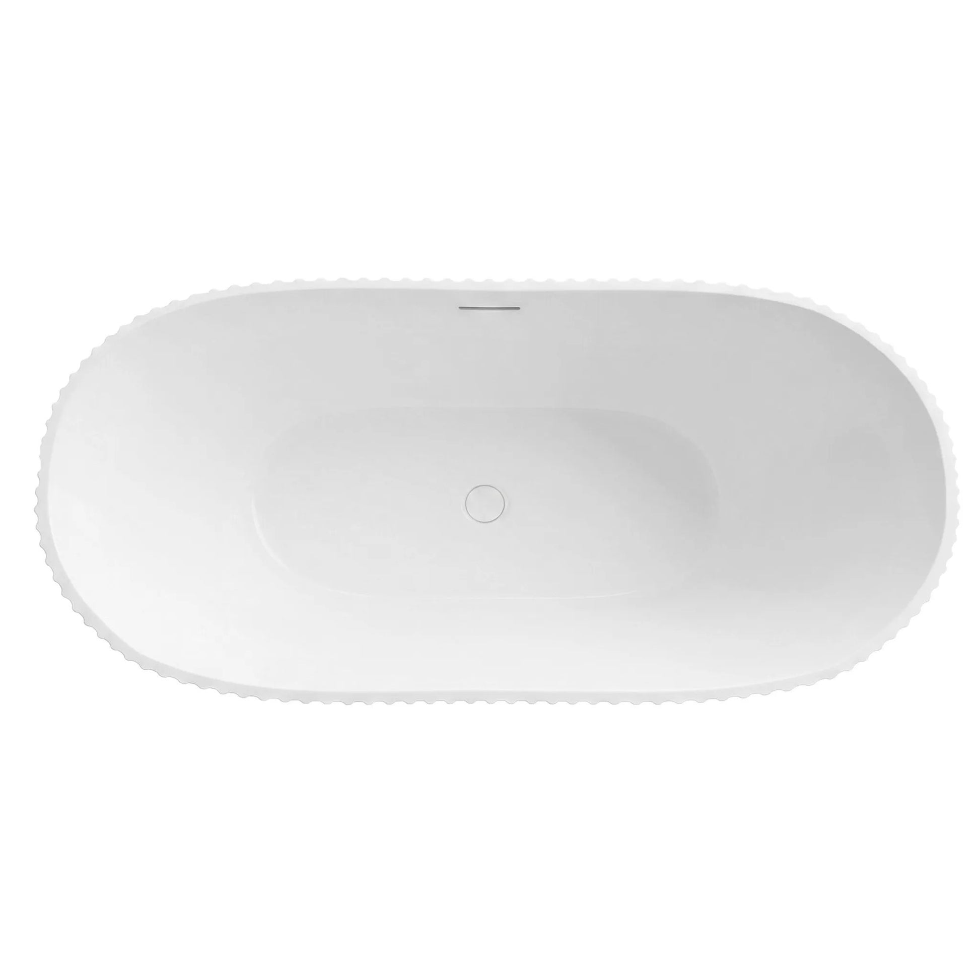 Cadă acrilică freestanding ATENA 170 Capac dop alb 9