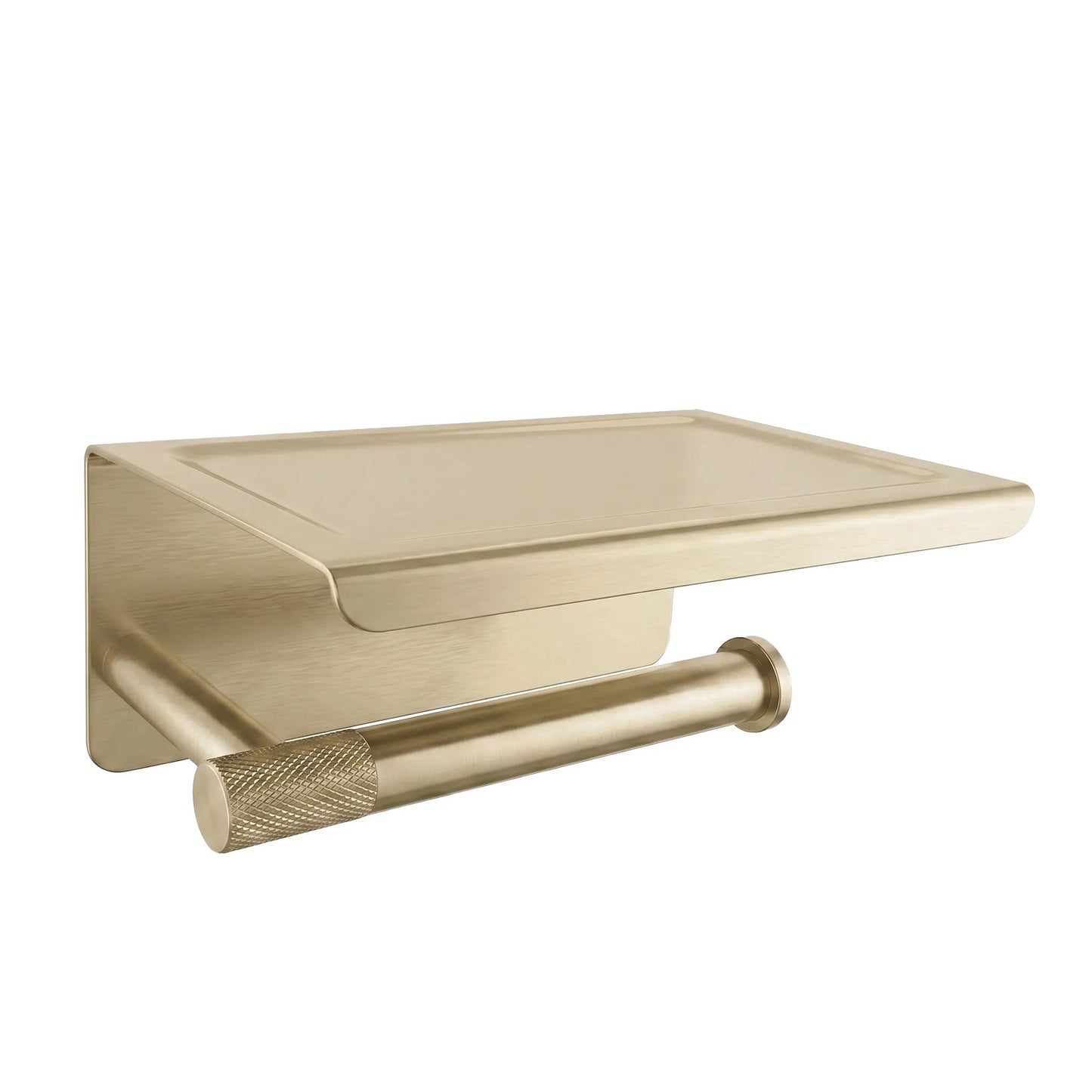 Suport pentru hârtie igienică cu poliță 6613 Modern Gold Brush  9